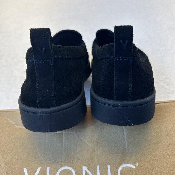 Vionic Black Suede Loafers size 9 - Picture 6 of 10